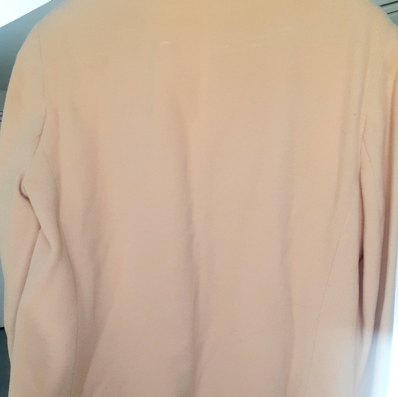 Vtg Casablanca YELLOW Wool Blazer DRESS SIZE 6 - Picture 6 of 8